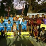 Asensio Rebut Piala AFK Alor 2019 Club Asensio foto bersama usai bodong Piala AFK Alor 2019