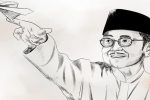 BJ Habibie Tutup Usia J Habibie. (Foto: Akun twitter Joko Widodo).