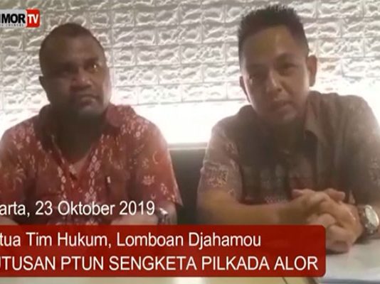Gugatan SK Mendagri Imanuel Blegur Ditolak Majelis Hakim PTUN Jakarta Kuasa Hukum Imanuel E. Blegur; Lomboan Djahamau dan Dian Chritian Hutapea, SH.,Hum. (Sumber: Media Timor).