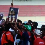 Bantai PSK Kupang, Persap Alor Juara Soeratin Cup 2019 Tim kesebelasan Persap Alor menerima hadiah piala bergilir Soeratin Cup U17 Tahun 2019 di Stadion Marilonga, Ende, Kamis (24/10).