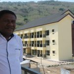 Gubernur NTT Dipastikan Resmikan Rusunawa dan BLK Untrib Rektor Untrib Alvons F. Gorang, S.Sos.,MM berdiri berlatar gedung Rusunawa yang akan diresmikan Gubernur NTT, 30 Oktober 2019.