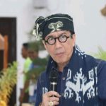 Hadiri Sidang Raya PGI, Menkumham Tiba di Waingapu Menkumham Yasona Laoly di Waingapu, Sumba Timur. (Sumber: sinodegmit.or.id).