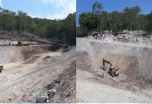 Pembangunan Dua Embung di Kabola Alor Tak Kantongi Izin AMDAL Proyek pembangunan dua embung di Kecamatan Kabola. (Sumber: Akun Facebook Deni Padabang).