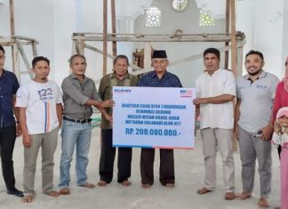 BRI Kalabahi Serahkan CSR Rp 200 Juta ke Masjid Wetabua BRI Kalabahi serahkan bantuan CSR Rp. 200 juta kepada Masjid Besar Babul Jihad Wetabua, Sabtu (11/1/2020) di Wetabua, Kota Kalabahi.