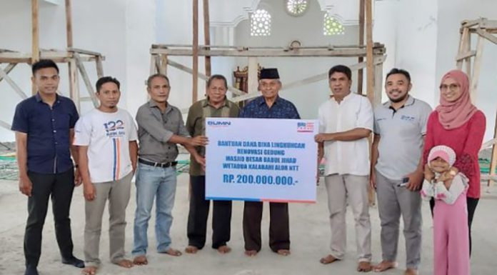 BRI Kalabahi Serahkan CSR Rp 200 Juta ke Masjid Wetabua BRI Kalabahi serahkan bantuan CSR Rp. 200 juta kepada Masjid Besar Babul Jihad Wetabua, Sabtu (11/1/2020) di Wetabua, Kota Kalabahi.