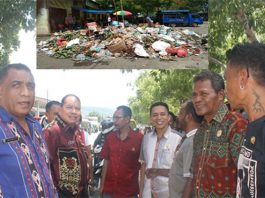 DPRD Alor Kunker Pantau Sampah Menumpuk di Kota Kalabahi DPRD Alor Tinjau Sampak di Pasar Kadelang, Kamis (9/1/2020).