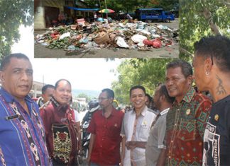 DPRD Alor Kunker Pantau Sampah Menumpuk di Kota Kalabahi DPRD Alor Tinjau Sampak di Pasar Kadelang, Kamis (9/1/2020).