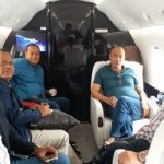 Gubernur NTT Tepati Janjinya Bangun Jalan Propinsi di Alor Staf Ahli khusus Gubernur NTT Viktor Bungtilu Laiskodat, Imanuel E. Blegur (ujung kanan), saat mendampingi kunjungan kerja Gubernur Viktor (kedua kanan) ke Papua, Jumat (31/1/2020).