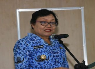 Corona, Pemkab Mabar NTT Lockdown Wakil Bupati Mabar Drh. Maria Geong, Ph.D. (Foto: padarnews.com).