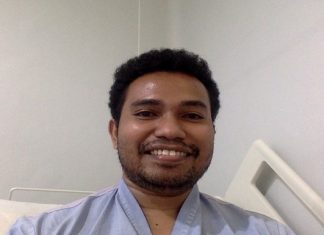 Sembuh, El Asamau Bagi Kisah Pengobatan Corona Pasien 01 Positif Corona di NTT El Asamau berada di ruang isolasi RSU Prof. W. Z. Yohanes Kupang.RSU .