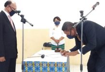 Rektor Alvons Beberkan Tantangan dan Kemajuan Pendidikan Untrib Ketua Yayasan Tribuana Permenas Kolly, SE, melantik Alvons F. Gorang, S.Sos.,MM sebagai Rektor Untrib Periode 2020-2025, Sabtu (23/5) di Kampus Untrib, Kalabahi.