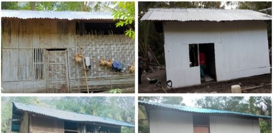Tim Relawan Tuntas Bedah Rumah Reyot Dua Janda Tua di Alor Rumah Oma Aizah Dursaha dan Sufia Tang yang sudah direnovasi oleh Tim Relawan Bedah Rumah di Desa Alila Tumur, Kecamatan Kabola.