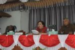 Dianggap Tidak Mendukung Tugas DPRD, Ketua DPRD Alor Surati Bupati Tarik Daud Dolpaly dari Jabatan Sekwan Wakil Ketua I DPRD Alor Yulius Mantaon (kiri), Ketua DPRD Enny Anggrek (tengah) dan Wakil Ketua II Sulaiman Singh, ketika memimpin sidang Paripurna DPRD waktu lalu.