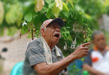 Kapolda NTT Diminta Awasi Kasus Korupsi Beras Raskin 16 Ton di Alor Tokoh Masyarakat Desa Tude, Eduard Well (kiri) menyampaikan keluhan lambannya proses hukum kasus dugaan korupsi Beras Rastra 16 ton di desanya, Jumat (10/7/2020) di Kalabahi.