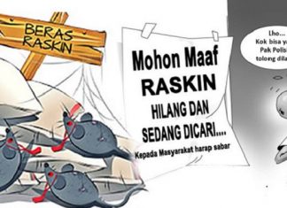 Irda Temukan Kerugian Negara Kasus Dugaan Korupsi 16 Ton Raskin Desa Tude Gbr: Ilustri korupsi Beras Raskin (sumber: thejambitimes.com). Gambar tak ada kaitan dengan isi berita.).