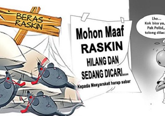 Irda Temukan Kerugian Negara Kasus Dugaan Korupsi 16 Ton Raskin Desa Tude Gbr: Ilustri korupsi Beras Raskin (sumber: thejambitimes.com). Gambar tak ada kaitan dengan isi berita.).