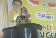 Bupati Alor Sebut Jalan Lantoka – Peitoko akan Dibangun Bupati Alor Drs. Amon Djobo membuka acara Musda Golkar X, Sabtu (25/7) di Aula Watamelang, Kalabahi.
