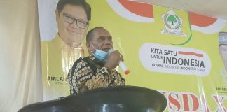 Bupati Alor Sebut Jalan Lantoka – Peitoko akan Dibangun Bupati Alor Drs. Amon Djobo membuka acara Musda Golkar X, Sabtu (25/7) di Aula Watamelang, Kalabahi.