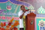 Bupati Alor: Festival Al-Qur’an Tua Menjadi Momentum Cinta Damai Bupati Alor Drs. Amon Djobo, pidato di acara pembukaan Festival Al-Qur'an Tua, Kamis (30/7/2020) di Desa Alor Besar.
