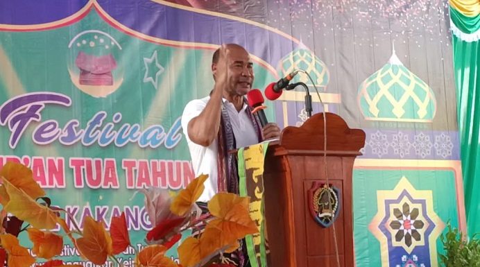 Gubernur NTT Geram, Warga Alor Demo Buruknya Jalan Kalabahi-Kokar Gubernur NTT Viktor Bungtilu Laiskodat berpidato di pembukaan acara Festival Al-Qur'an Tua, Kamis (30/7) di Alor Besar.