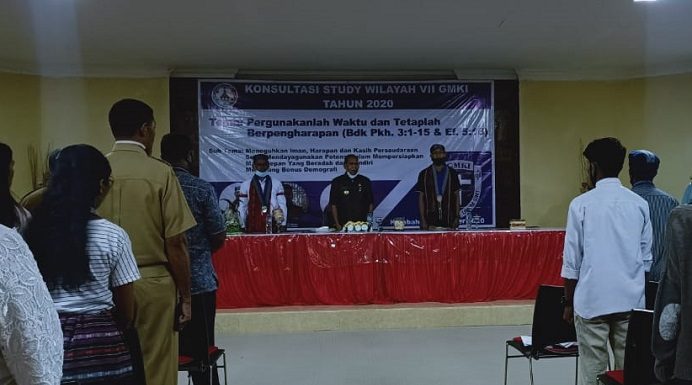 Bupati Alor: Saya Dapat Jodoh di GMKI Acara Pembukaan KSW VII GMKI, Senin (14/9) di Aula Kantor Bupati Alor, Batunirwala, Kalabahi.