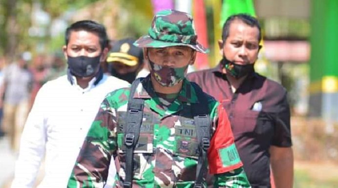 Dandim 1622 Alor: 10 Pasien Covid Anggota TNI Dalam Keadaan Sehat Dandim 1622/Alor Letkol Inf Supyan Munawar,S.Ag. (Sumber Foto: Seputarntt.com).