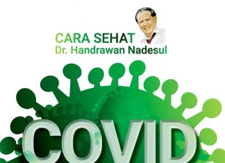 Meluruskan Persepsi Keliru Soal Covid Cover salah satu buku yang ditulis Dr Handrawan Nadesul