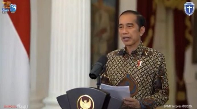 Jokowi Buka Kongres GMKI di Papua Barat Presiden RI Ir. Joko Widodo buka Kongres GMKI XXXVII Papua Barat via zoom dari Istana Merdeka Jakarta, Selasa (24/11) siang.