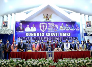 Menguat 8 Kandidat Ketum dan 7 Kandidat Sekum di Kongres GMKI, Manokwari Pengurus Pusat GMKI Periode 2018-2020 resmi dinyatakan demisioner usai LPJ di Kongres, Manokwari Papua Barat, Sabtu (28/11).