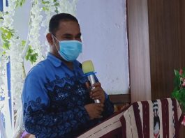 Pemerintah Larang Masyarakat Jual dan Konsumsi Obat Antibiotik Secara Bebas Ketua Pengurus Daerah PAFI Provinsi NTT Tamran Ismail, ketika sambutan di acara pelantikan Pengurus PAFI Cabang Alor, Sabtu (5/12/2020) di Aula Kopdit Citra Hidup, Kalabahi.
