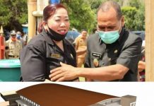 Bangun Kantor Baru DPRD Alor Rp 25 M di Tengah Pandemi, Dewan dan Bupati Dinilai Tak Punya Rasa Keterangan Gambar: Ketua DPRD Alor Enny Anggrek dan Bupati Alor Drs. Amon Djobo (gambar atas) dan ilustrasi desain gedung Serbaguna. (Sumber Foto: olnewsindonesia.com).