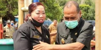 Bangun Kantor Baru DPRD Alor Rp 25 M di Tengah Pandemi, Dewan dan Bupati Dinilai Tak Punya Rasa Keterangan Gambar: Ketua DPRD Alor Enny Anggrek dan Bupati Alor Drs. Amon Djobo (gambar atas) dan ilustrasi desain gedung Serbaguna. (Sumber Foto: olnewsindonesia.com).