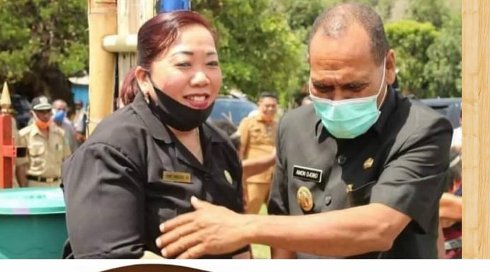 Bangun Kantor Baru DPRD Alor Rp 25 M di Tengah Pandemi, Dewan dan Bupati Dinilai Tak Punya Rasa Keterangan Gambar: Ketua DPRD Alor Enny Anggrek dan Bupati Alor Drs. Amon Djobo (gambar atas) dan ilustrasi desain gedung Serbaguna. (Sumber Foto: olnewsindonesia.com).