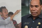 Panas !! Adu Mulut Bupati Alor dan Aktivis GERAM Soal Proyek Gedung DPRD 25 M Aktivis GERAM Masin Yamin (kiri) dan Bupati Alor Drs. Amon Djobo.