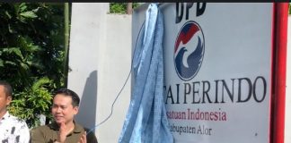 Resmi Jabat Ketua, Rocky Winaryo Resmikan Sekretariat PERINDO Alor