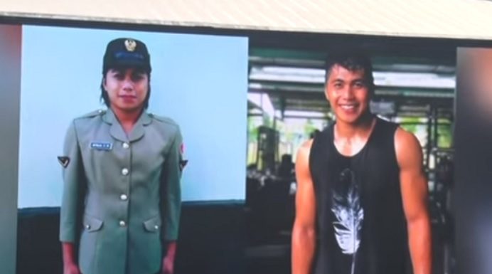 Terharu!! Kasad Jenderal Andika Perkasa Umumkan Serda Aprilia Manganang Berjenis Kelamin Pria Serda Manganang sebelum dan sesudah operasi Hipospadia di RSPAD Gatot Soebroto, Jakarta. (Foto: Screenshot video YouTube TNI AD).