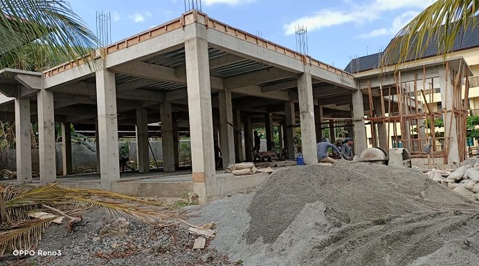 Untrib Kalabahi Bangun Laboratorium Terpadu Pembangunan Laboratorium Terpadu Untrib yang kini progresnya capai 42,64%.
