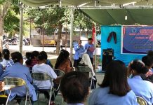 Prodi Bing UNTRIB Gelar Lomba Bahasa Suasana acara lomba bahasa Prodi Pendidikan Bing Untrib Kalabahi, Senin (25/10) di halaman kampus Untrib, Batunirwala, Kalabahi.
