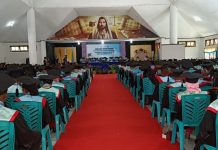 Terharu, Pidato Lengkap Rektor UNTRIB Kalabahi di Wisuda 284 Sarjana Angkatan X Tahun 2021 284 Wisudwan/i UNTRIB Kalabahi Angkatan X mengikuti acara wisuda periode November 2021, Selasa (30/11) di Aula Pola Tribuana, Kalabahi.