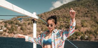 Snorkeling di Pulau Alor NTT, Aktris Kirana Larasati Kagum Keindahan Alam Bawah Lautnya Aktris Kirana Larasati Hanafiah ketika tour wisata ke pulau Alor NTT awal September 2021. (Foto: Instagram Kirana Larasati Hanafiah).