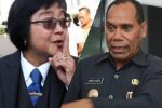 Bupati Alor Ajak DPRD Ribut di KLHK Minta Alih Fungsi Hutan Relokasi Korban Seroja Foto: Menteri LHK, Siti Nurbaya (kiri) dan Bupati Alor Amon Djobo.