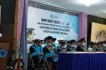 Lulus S1 UNTRIB IPK Cumlaude, Noni Morib: Ini Tentang Perjuangan Wisudawan terbaik Noni Adewulan Astuti Morib, S.Pd, berpidato di acara wisuda Untrib Angkatan X, Selasa (30/11/2021) di Aula Pola Tribuana, Kalabahi.