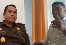 PH dan Jaksa Hormati Putusan Praperadilan Alberth Ouwpoly Kajari Alor Syamsul Arif, SH.,MH (kiri) dan Pengacara Mario A. Lawung, SH.,MH.
