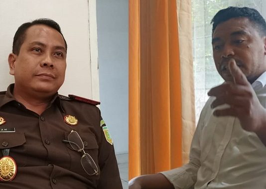 PH dan Jaksa Hormati Putusan Praperadilan Alberth Ouwpoly Kajari Alor Syamsul Arif, SH.,MH (kiri) dan Pengacara Mario A. Lawung, SH.,MH.