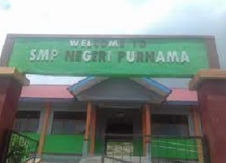 Pureman Kekurangan Guru Foto: Gedung SMP Negeri Purnama Kecamatan Pureman.