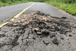 BPJN dan DPRD NTT Minta PT PP Perbaiki Kerusakan Jalan Negara Kalabahi-Maritaing Kondisi Jalan Negara ruas Kalabahi-Maritaing di Desa Tanglapui Timur yang rusak akibat dilintasi truk PT PP yang mengangkut material sekitar 30 ton.