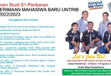 100% Mahasiswa Prodi Perikanan UNTRIB Kalabahi Dapat Beasiswa Prodi Perikanan Untrib Kalabahi terima mahasiswa baru tahun 2022.