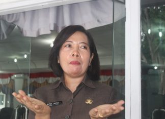 Expo Alor dan Alor Carnaval Tahun 2022 Dorong Ekonomi Kreatif dan Budaya Kadis Pariwisata Alor Ripka Sukerni Jayati. (Foto: tribuanapos.net/demas).