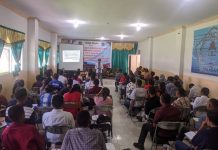 Fakultas Hukum Untrib dan Undana Gelar Kuliah Umum Tentang Aspek Hukum Lingkungan di Alor Suasana kuliah umum di aula Untrib Kalabahi, Jumat (10/6). (Foto: Mirna/tp).