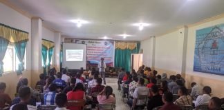 Fakultas Hukum Untrib dan Undana Gelar Kuliah Umum Tentang Aspek Hukum Lingkungan di Alor Suasana kuliah umum di aula Untrib Kalabahi, Jumat (10/6). (Foto: Mirna/tp).